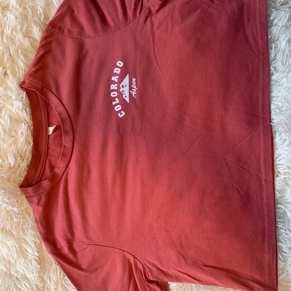 Ohio state and Colorado cropped shirts!